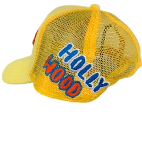 VON DUTCH HOLLYWOOD VELVET TRUCKER HAT IN YELLOW NWT - Picture 6 of 12